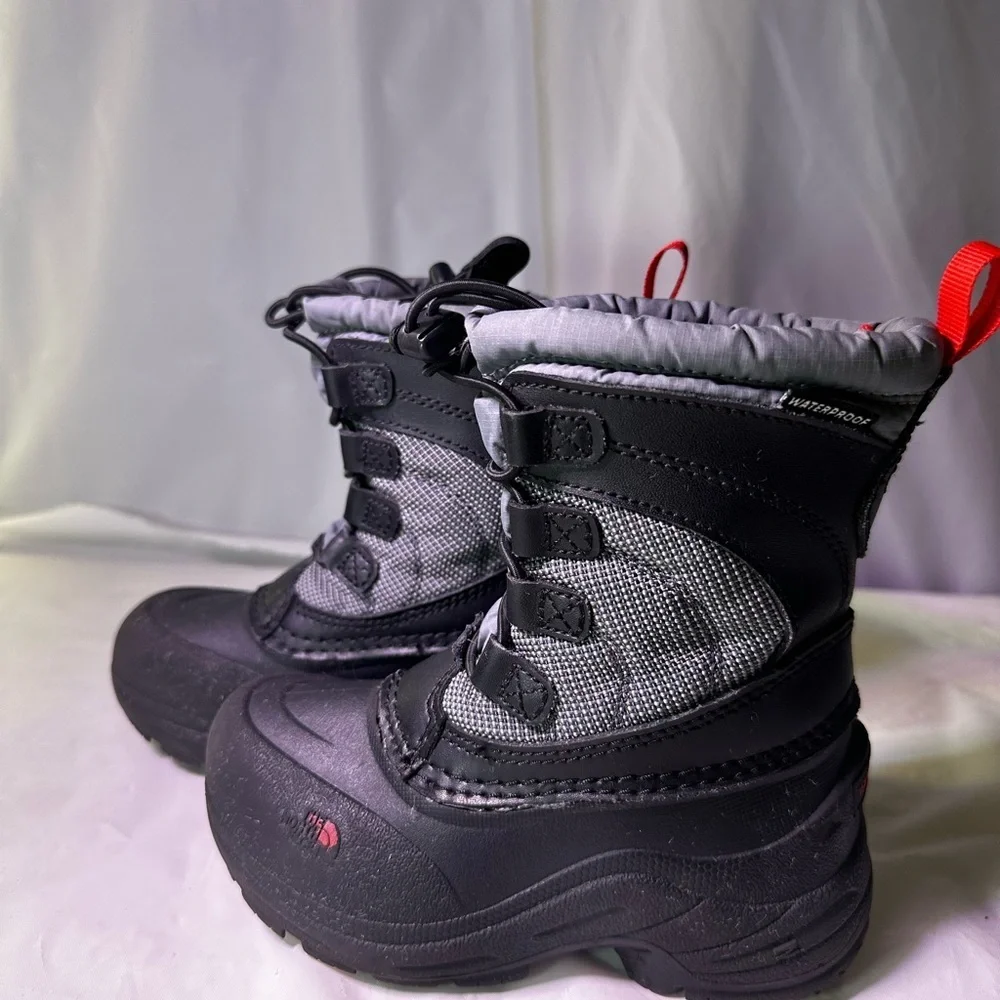 The North Face Black and Gray Snow Boots